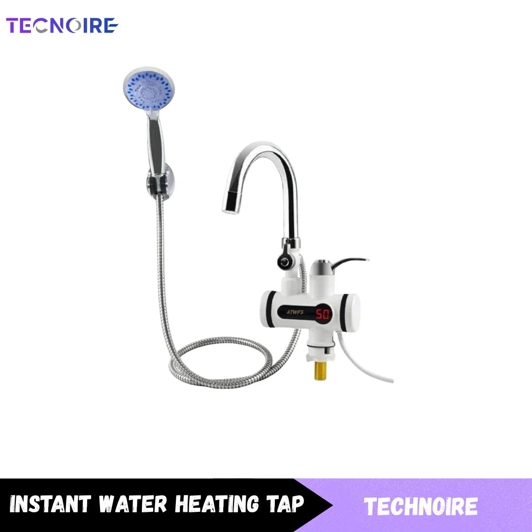 220V Digital Tankless Instant Heater Faucet Hot/Cold Water Tap for Kitchen & Washroom